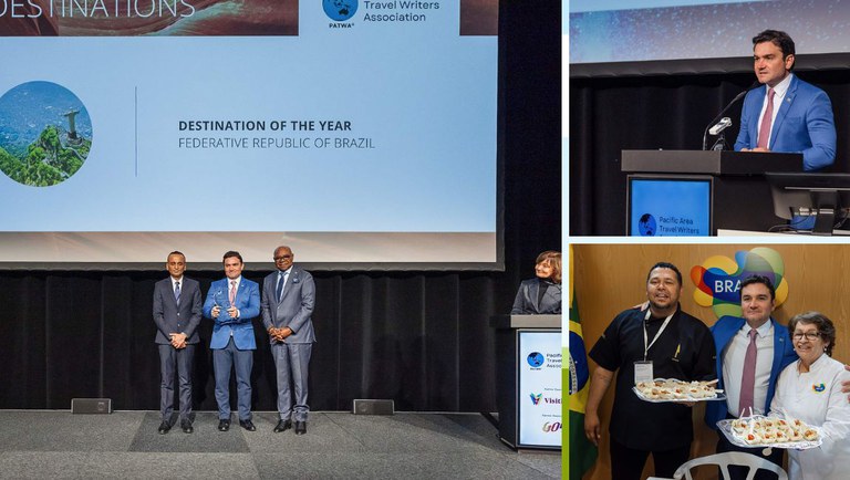 Brasil é premiado como “Destino do Ano” na maior feira de turismo em Berlim