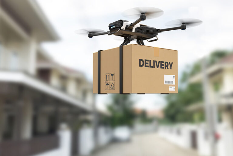 Tecnologia na eficiência logística. Drones e robôs em ação