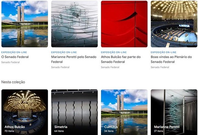 Google Arts & Culture lança exposição em celebração ao bicentenário do Senado