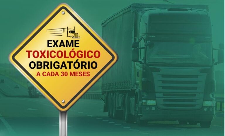 Prazo do exame toxicológico vence dia 30; condutor pode pedir rebaixamento de CNH