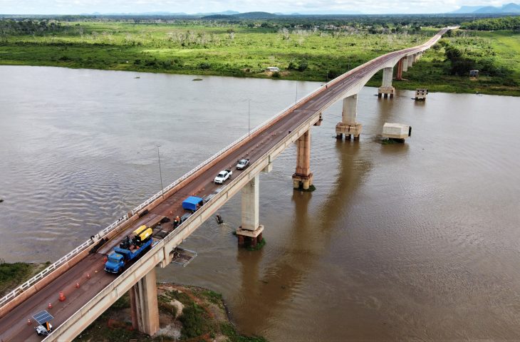 Ponte sobre o rio Paraguai será interditada para concretagem