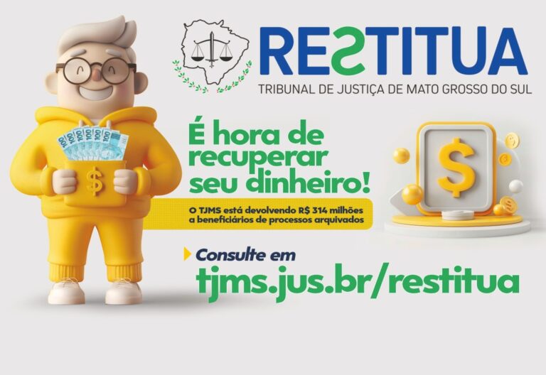 TJMS já liberou mais de R$ 13 milhões esquecidos em subcontas judiciais