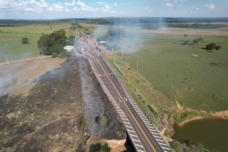 No 1º mês, força-tarefa apaga dois incêndios e faz nove queimas controladas