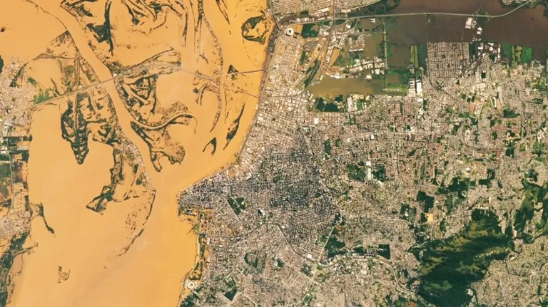Lewandowski autoriza uso de imagens de satélite no auxílio ao Rio Grande do Sul