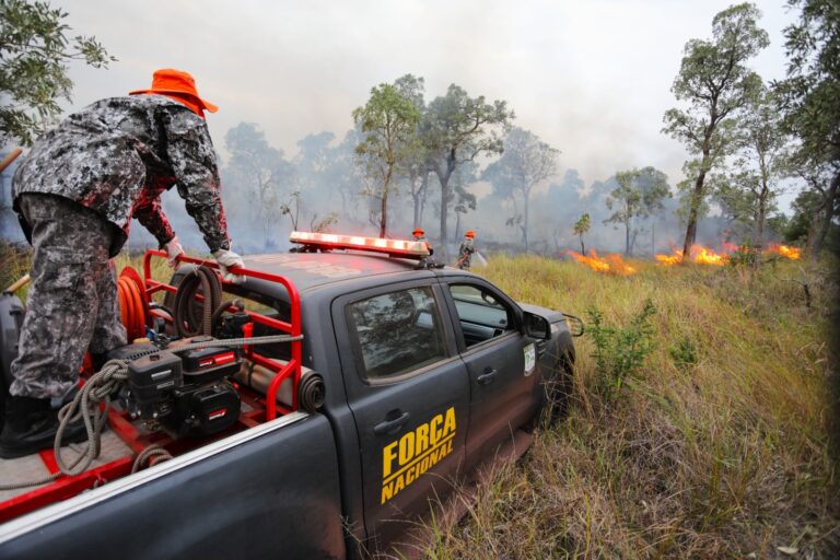 Força Nacional já atua no combate ao fogo no Pantanal