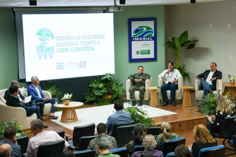 Imasul discute como gerir os recursos naturais num cenário de crise climática