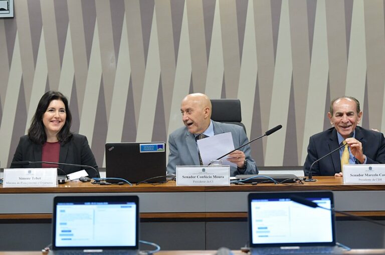 Simone diz no Senado que Rota Bioceânica estará operando já em 2028