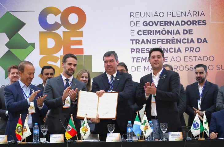 Riedel assume a presidência rotativa do bloco dos estados do Sul