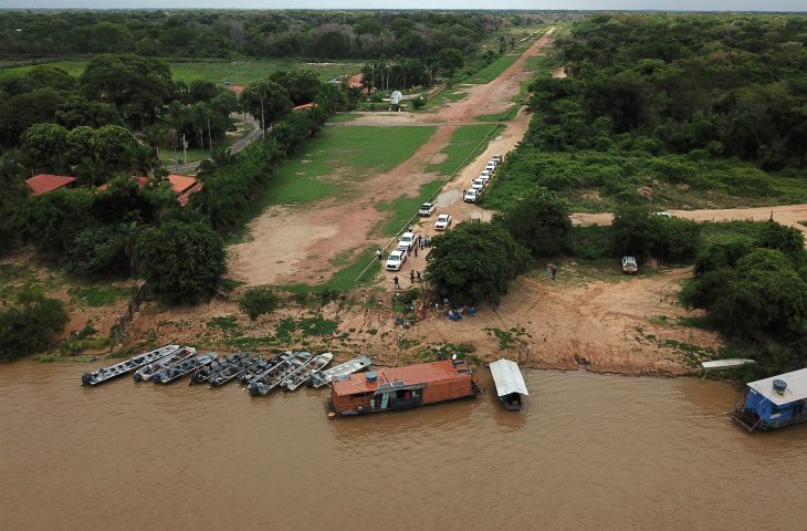 Ponte no rio São Lourenço integra corredor ecológico nos pantanais de MS e MT